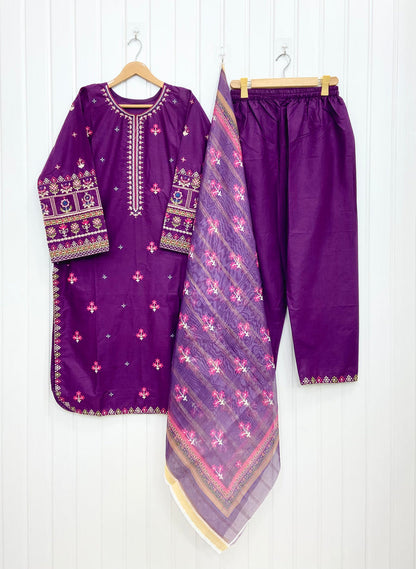 Long Embroidered | 3PC D-860