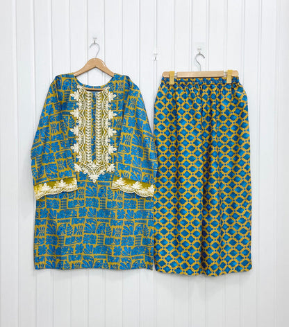 Margarita | Lawn Co-ord Set D-755