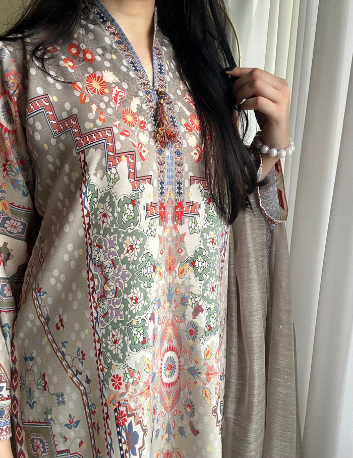 Motiya | Long Co-ord Set D-722