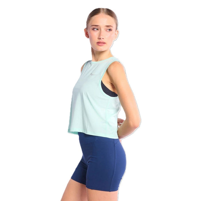 Musculosa Saucony Stopwatch Crop Tank Mujer