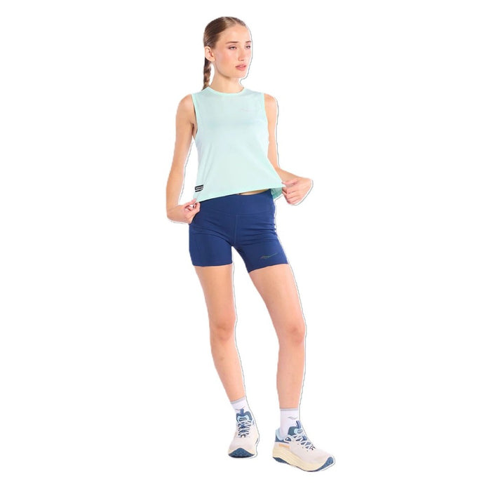 Musculosa Saucony Stopwatch Crop Tank Mujer
