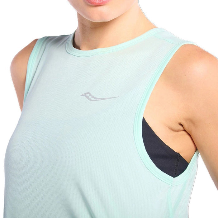 Musculosa Saucony Stopwatch Crop Tank Mujer