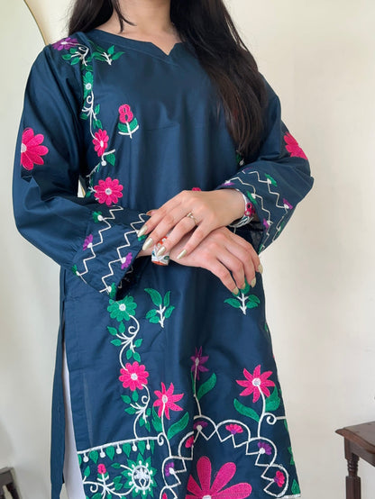 Neelam | Farshi Shalwar 2PC Cotton D-631
