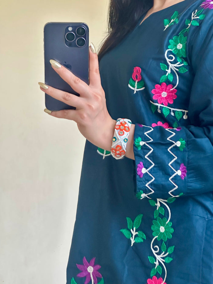 Neelam | Farshi Shalwar 2PC Cotton D-631