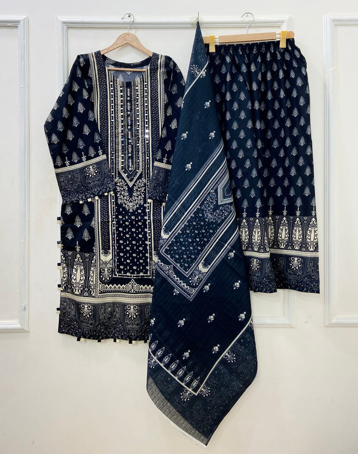 Noor-e-Aaina | 3PC Lawn D-573