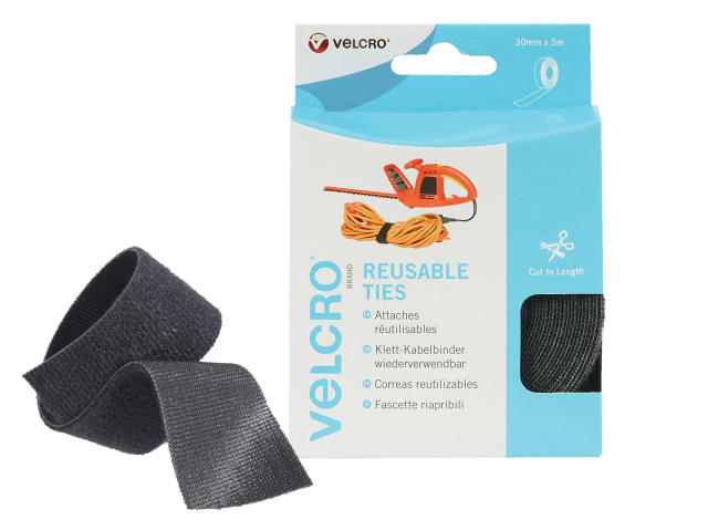 ONE-WRAP® Reusable Ties Black