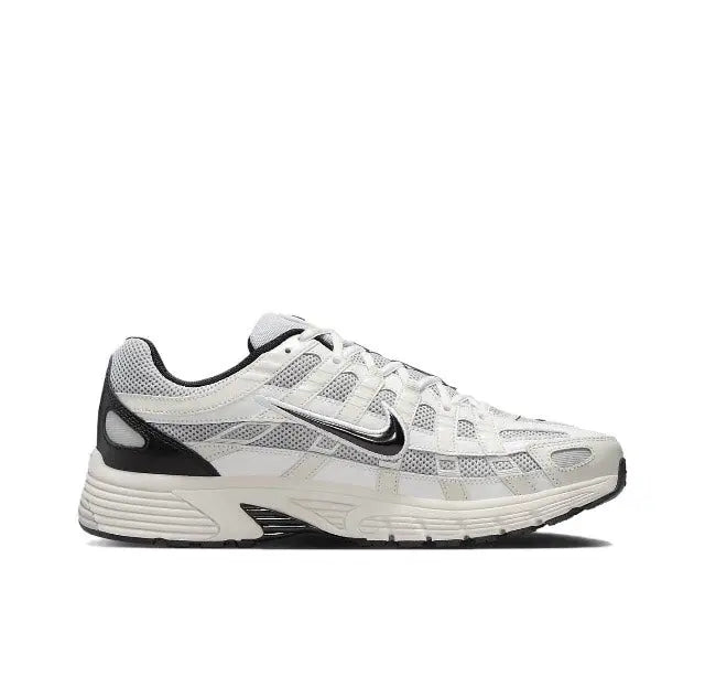 Nike P-6000 Premium sneaker in white with black accents and mesh panels
