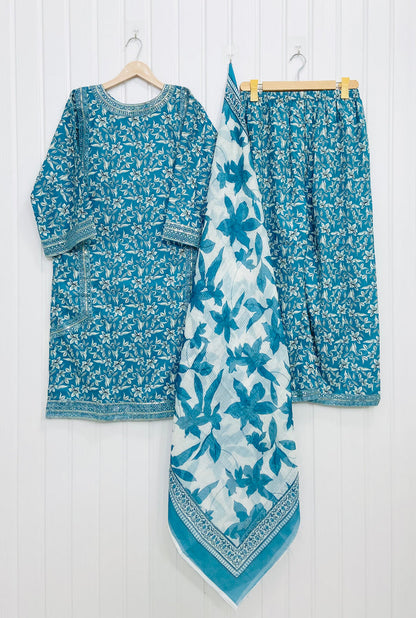 Pastel Embroidered | Lawn D-713