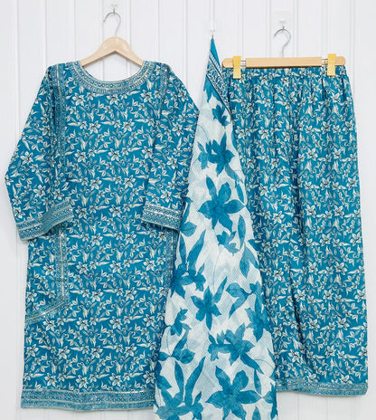 Pastel Embroidered | Lawn D-713