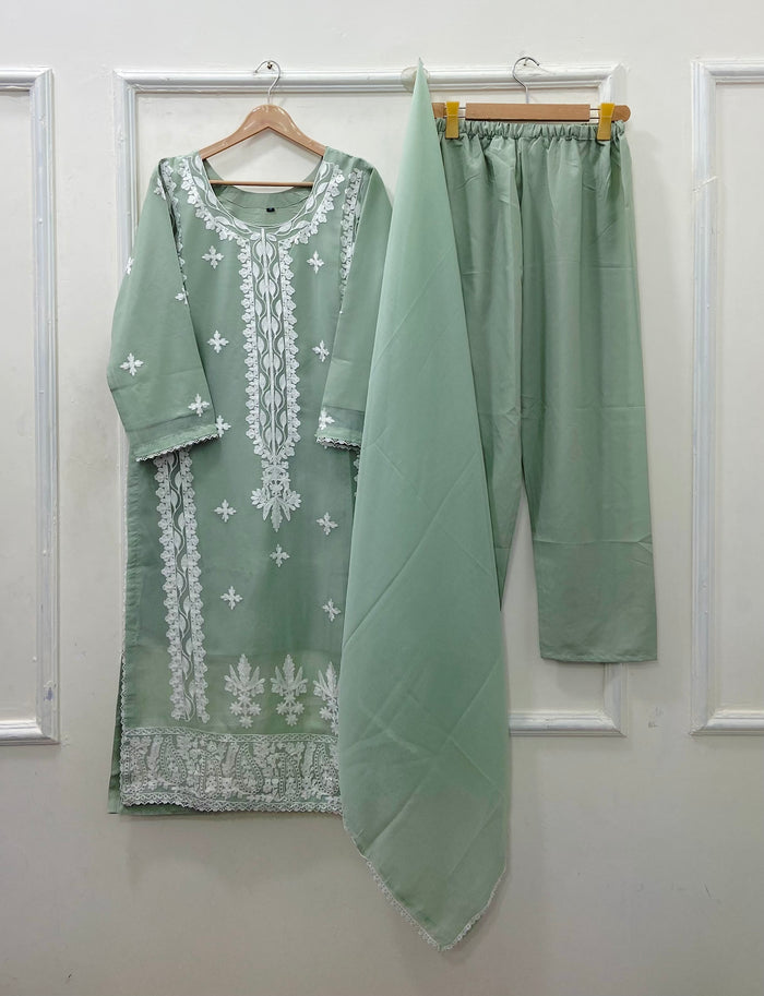 Pastel Forever 3PC ( Chiffon) D-534