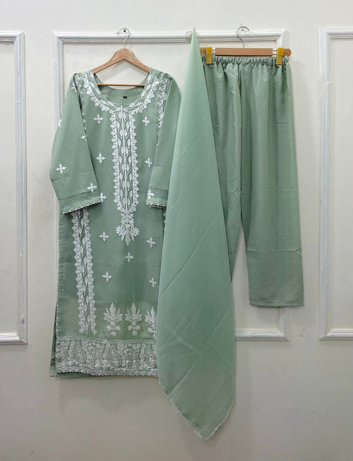 Pastel Forever 3PC ( Chiffon) D-534