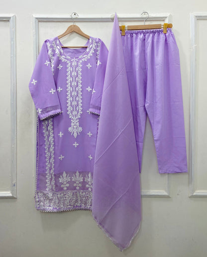 Pastel Forever 3PC ( Chiffon) D-534