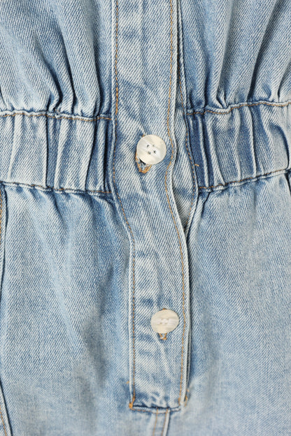 Danielle Romper - Medium Denim
