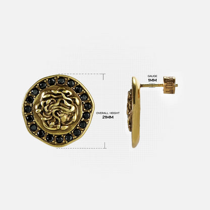 PETRIFIED NOCTURNE EAR STUDS