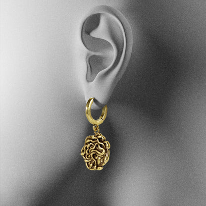 PETRIFYING GAZE DANGLE EARRINGS