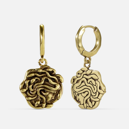 PETRIFYING GAZE DANGLE EARRINGS