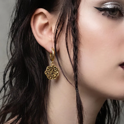 PETRIFYING GAZE DANGLE EARRINGS