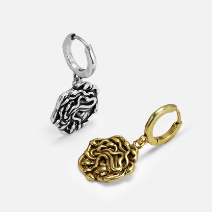 PETRIFYING GAZE DANGLE EARRINGS