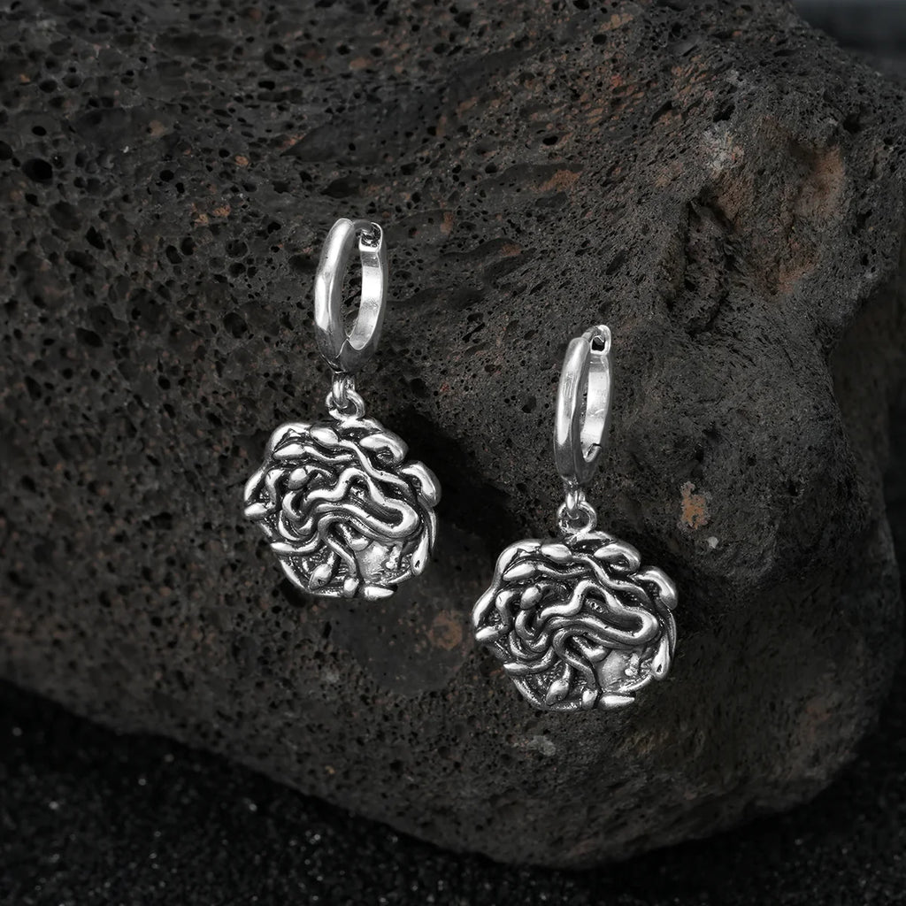 PETRIFYING GAZE DANGLE EARRINGS