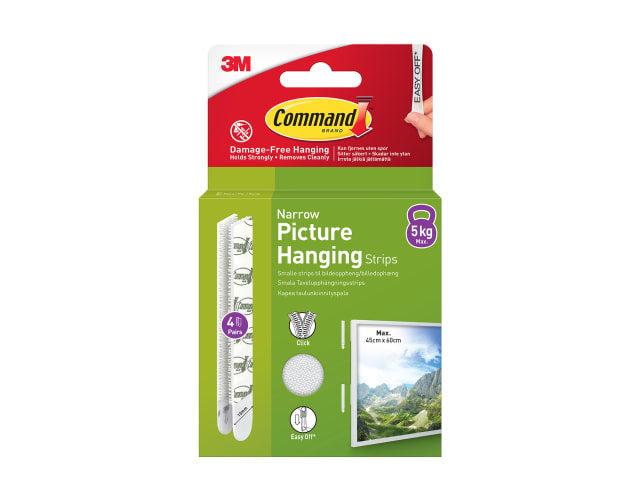Picture Hanging Strips Narrow x 4