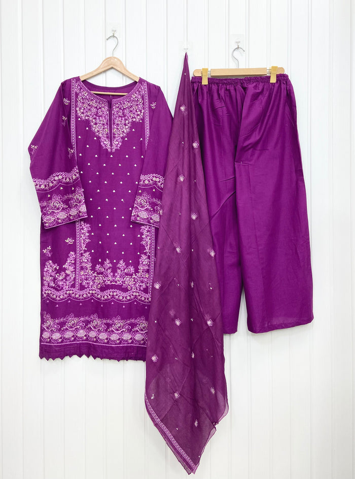Plum Haze | Premium 3PC D-747