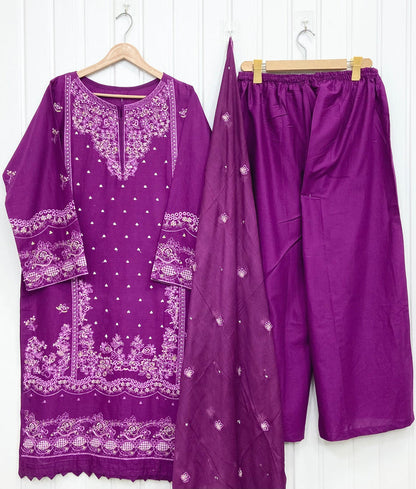 Plum Haze | Premium 3PC D-747