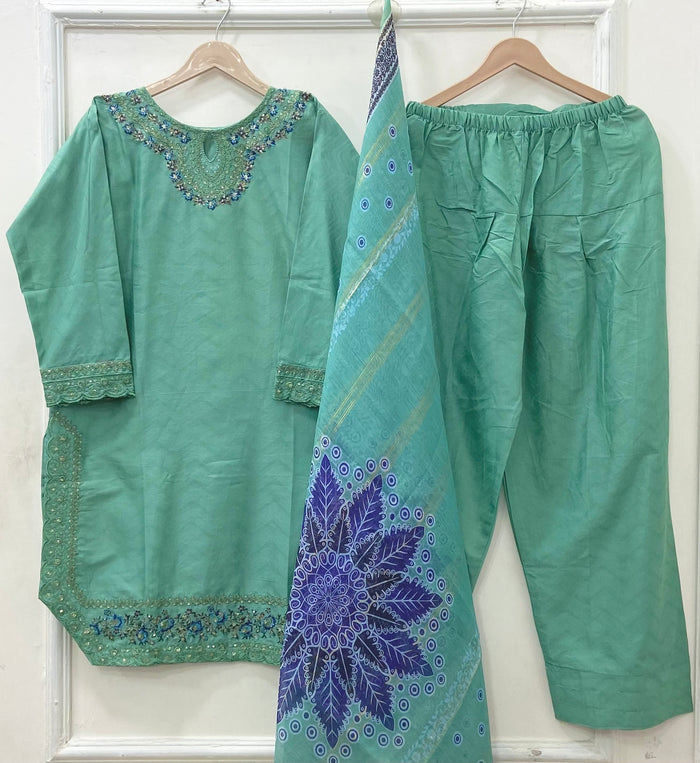 Premium Farshi | 3PC Cotton D-629