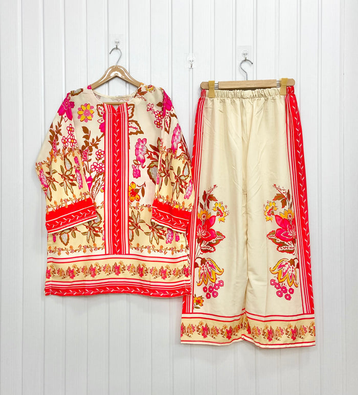 Printed Co-ord Sets D-778