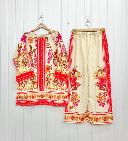 Printed Co-ord Sets D-778