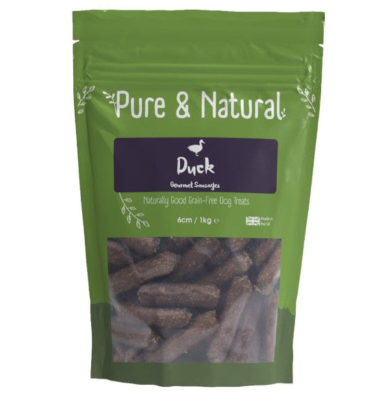 Pure & Natural: Duck Sausages 6cm x 1kg
