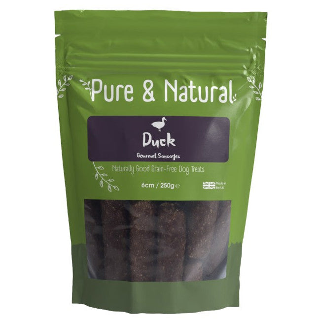 Pure & Natural: Duck Sausages 6cm x 250gm