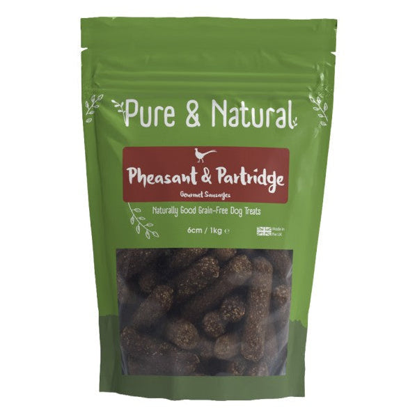 Pure & Natural: Pheasant & Partridge Sausages 6cm x 1kg