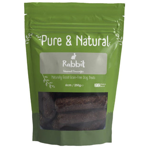 Pure & Natural: Rabbit Sausages 6cm x 250gm