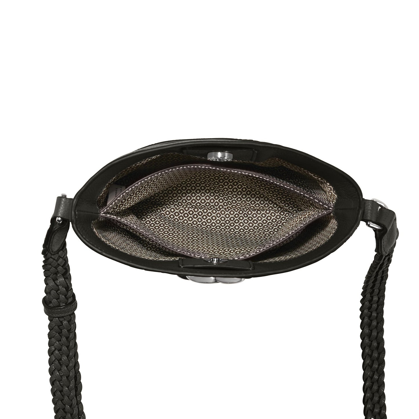 Blk Freda Small Cross Body Bucket Bag