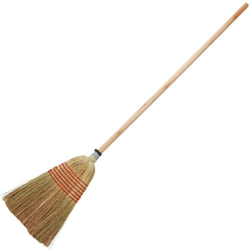 Red Gorilla: Corn Broom Large With Traditional Handle Natural