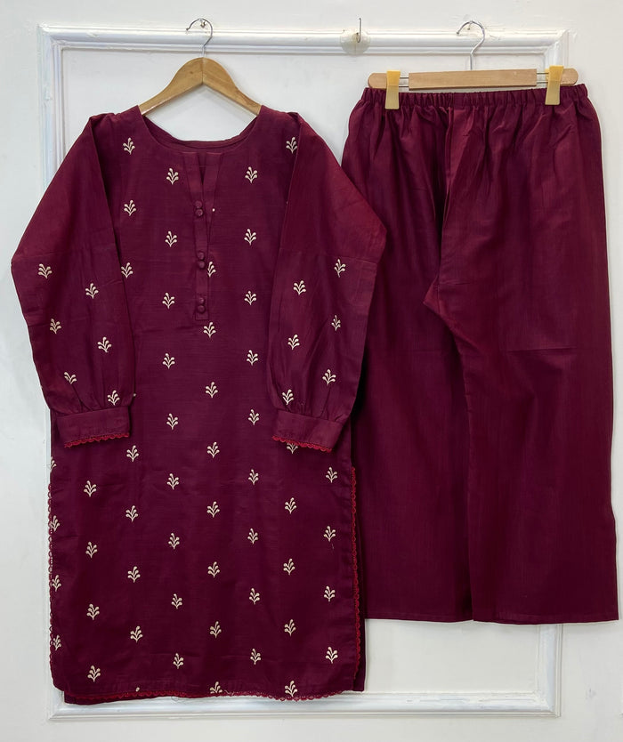 Regular Embroidered Chic 2PC (Khaddar) D-223