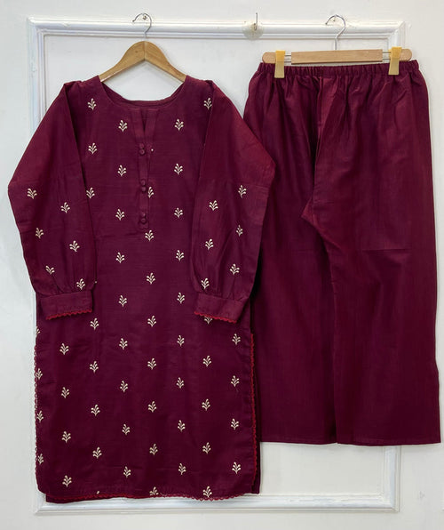 Regular Embroidered Chic 2PC (Khaddar) D-223