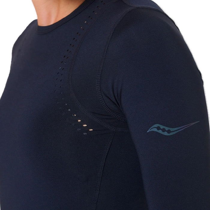 Remera Saucony Kinvara Cropped Long Sleeve Mujer