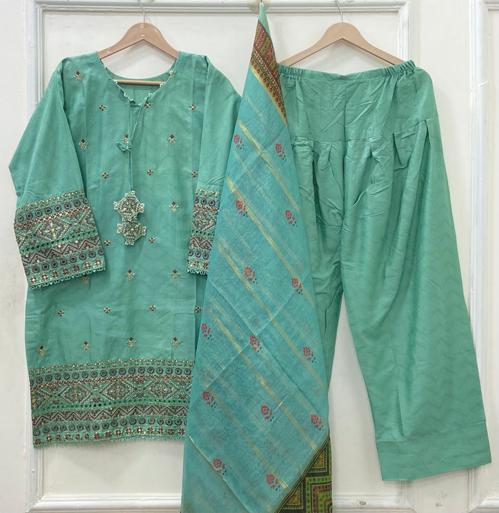 Roohi Farshi | 3PC Cotton Lawn D-639