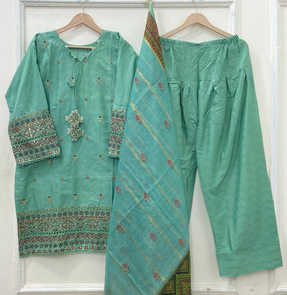 Roohi Farshi | 3PC Cotton Lawn D-639