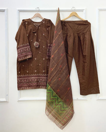 Roohi Farshi | 3PC Cotton Lawn D-639