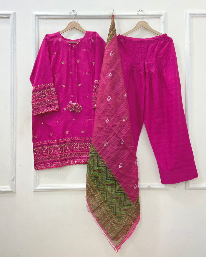 Roohi Farshi | 3PC Cotton Lawn D-639