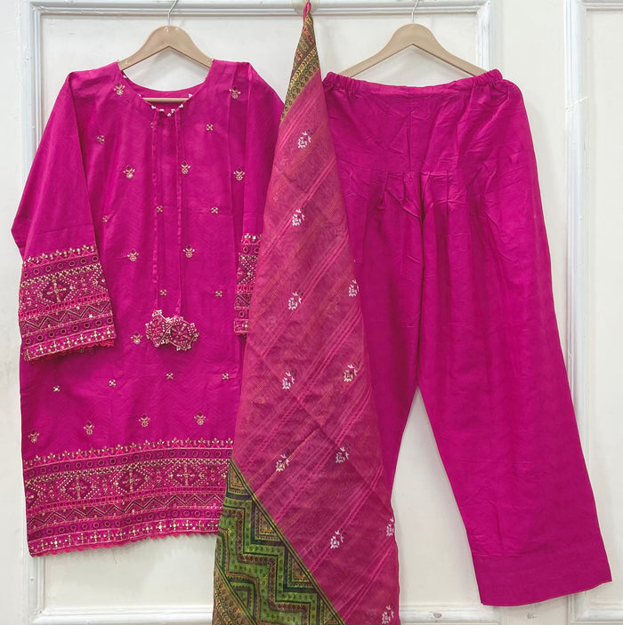 Roohi Farshi | 3PC Cotton Lawn D-639