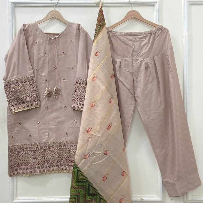Roohi Farshi | 3PC Cotton Lawn D-639