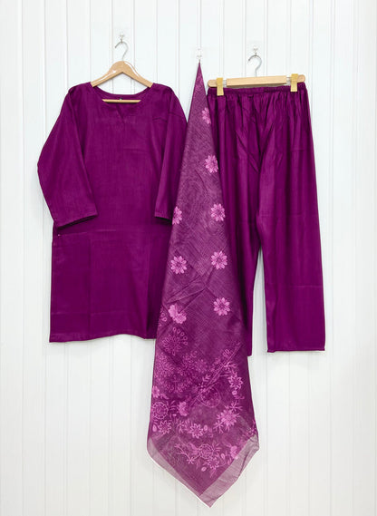 Roohi | Floral Dupatta 3PC D-843