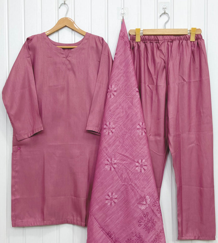 Roohi | Floral Dupatta 3PC D-843