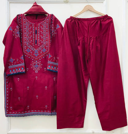 Roop Farshi | 3PC Cotton Lawn D-676