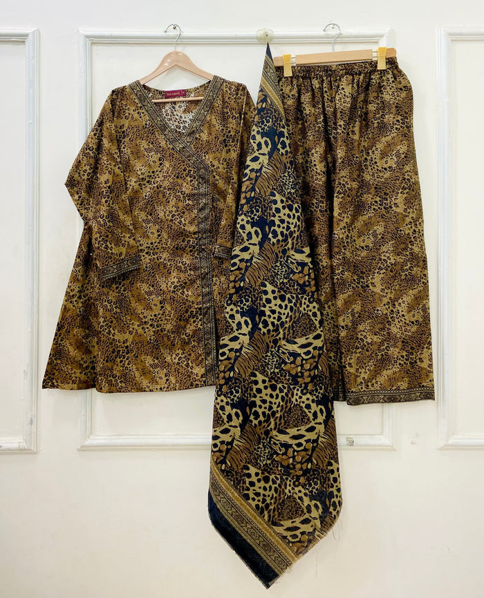 Short Frocks | 3PC Binsaeed Lawn D-670