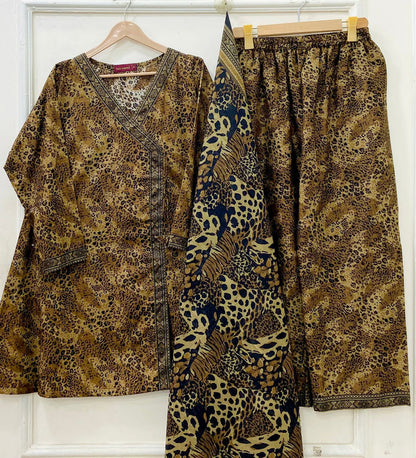 Short Frocks | 3PC Binsaeed Lawn D-670