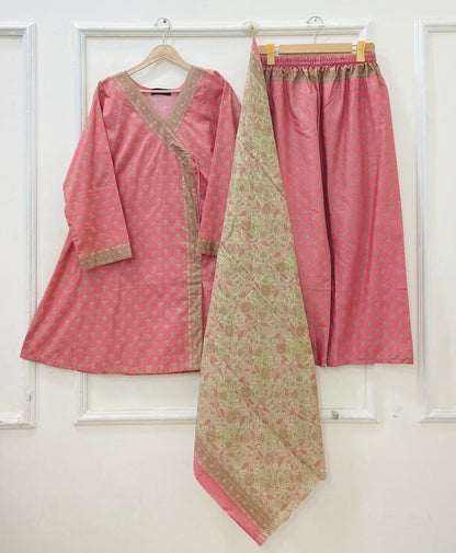 Short Frocks | 3PC Binsaeed Lawn D-670